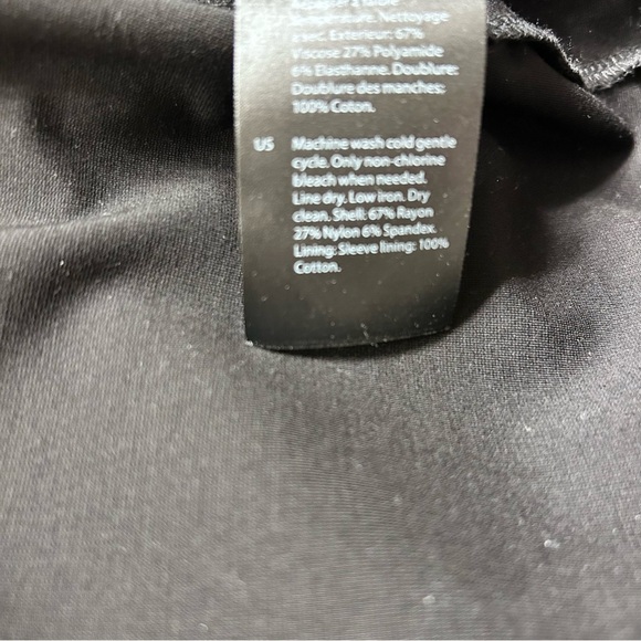 COS Black Oversized Boxy Long Sleeve Tee SZ M - Picture 5 of 5